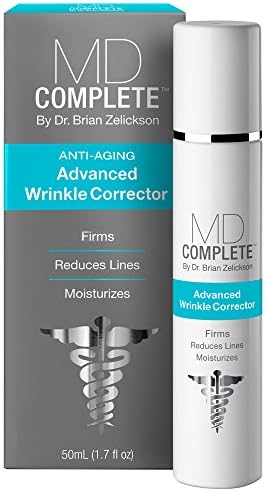 MD Complete Advanced Wrinkle Corrector Retinol and Vitamin C Treatment by Dr. Brian Zelickson 50ml Value Size