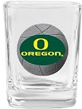Oregon Ducks Basketball Square Shot Glass