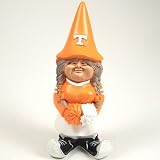 TENNESSEE VOLUNTEERS CHEERLEADER GOOD LUCK GARDEN GNOME