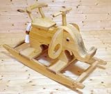 ロッキング エレファント 　(子供家具・木馬・乗用玩具・木のおもちゃ)1才、2才、3才～出産祝いにお薦め♪ 　wooden toys Rocking Elephantの画像