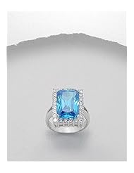 CZ Ring In 92.5 Sterling Silver
