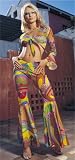 Retro Vintage Sexy Adult Halloween Costume 60s 70s Bell Bottom Pants Disco Dancer Hippie Girl Outfit