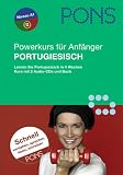 PONS Powerkurs f�r Anf�nger Portugiesisch, 2 Audio-CDs u. Lehrbuch