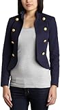 IMAGE OF ABS by Allen Schwartz WOMENS Women's Mandarin Collar Jacket,Navy,12