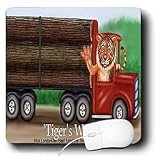 Londons Times Funny Cat Cartoons - Tiger Woods - Mouse Pads
