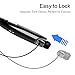 QCY Sport Wireless Bluetooth Headphones, Upgrade Sweatproof Neckband Stereo Earphones -Black