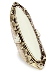 Low Luv by Erin Wasson 14k Plated Long Wood Ring