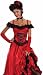 Forum Red Saloon Girl Can Can Dress Adult Western Costume