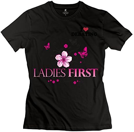 LMB Classic Ladies First T Shirt - Women's T Shirt Black Size XXL