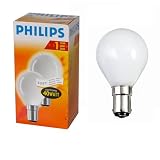 Pack of 4 - Philips 40w SBC B15 Softone Mini Globe Light Bulbs