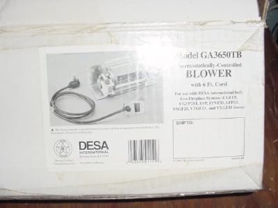 Comfort Flame GA3650TB Vent-Free Fireplace Blower with Thermostatic Control