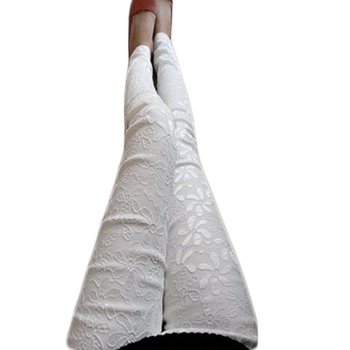 (ケーシティ)k-city 花柄 スキニー パンツ