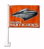 Miami Hurricanes Car Flag Contemporary Ibis