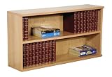 Rush Window Bookcase, Veneer,1 thick panels, 25-3/4H x 48W x 12D