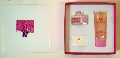 Clarins Paris Par Amour Toujours 2 Piece Gift Set - Includes Eau de Toilette Spray 1.7 Fl. Oz. and All Rosy! Hair and Body Shower Gel 3.4 Fl. Oz.