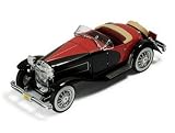 Duesenberg SSJ 1933 Black and Red 1 43 Scale Diecast Model