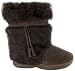 Bearpaw Sonjo Black Boots Suede Sheepskin Rabbit