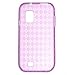 Premium Soft Argyle Flexi TPU Gel Skin Case Cover for Samsung Fascinate, Hot Pink Checkers thumb