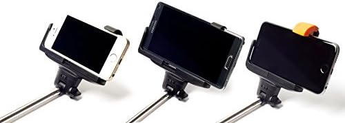** eScala ** Selfie Stick Bluetooth iPhone Android - Best for iPhone 6, iPhone 6 Plus, iPhone 5 5s 5c, Samsung &amp; any Android device - Handheld Monopod Pole with Adjustable Phone Holder &amp; Remote Shutter Button - Rechargable, Wireless, Extendable Awesome Standby