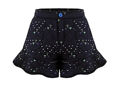 キュロット 短パン ショート丈パンツ キルトパンツ レディスファッション セレブファッション アパレル キノコ柄 普段着 ラフ 足長効果 スタイリッシュ 大人カジュアル キュート ガーリー アウトドア レジャー トラベル デート 通勤 通学 大きいサイズ 小さいサイズ オリジナルグッズ付属 BRZ0158