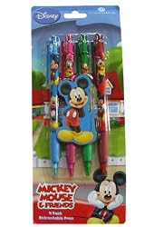 Disney Mickey & Friends Stationery Supplies - 4pack retractable pens