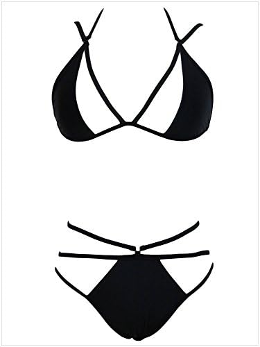 Zelura Sexy-temptation Women's Triangle Bikini Set