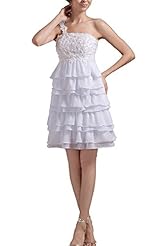 Chiffon One Shoulder Prom Dress 