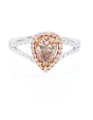 Diamond 18k Two Tone Gold Ring