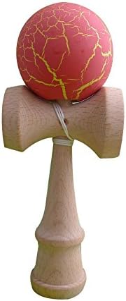 Kendama Toys by Krazy Kendamas ★ Super Popular &amp; Addicting Japanese Ball &amp; Cup Game ★ Made of Solid Beech Wood &amp; Crackle Paint ★ Improve Your Agility &amp; Hand-Eye Coordination ★ 100% Money Back Guarantee ★ No More Pink Slips