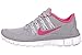 NIKE Women's Free 5.0+ W Wolf Grey/Pink Force/White Ankle-High Mesh Running Shoe - 7M