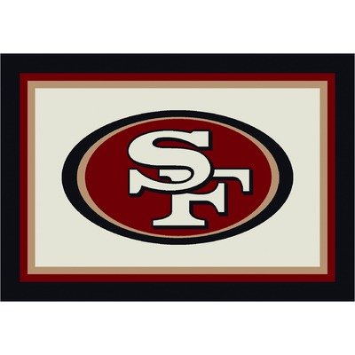 NFL Spirit San Francisco 49ers Football Rug Size: 10'9