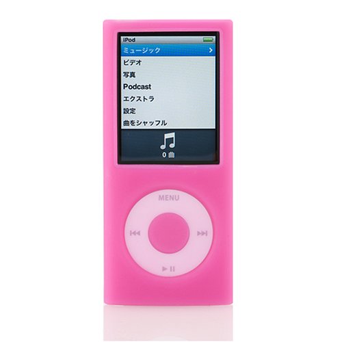 Simplism iPod nano4th用シリコンケース ピンク Silicone Case for iPod nano 4th Pink TR-SCNN4-PK