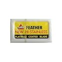 50 Feather Razor Blades NEW Hi-stainless Double Edge