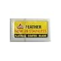 Feather Hi-Stainless Platimum Double Edge Razor Blades 50 Ct