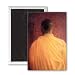 Buddhist Monk, 2005 (acrylic) by Lincoln.. - 3x2 inch Fridge Magnet - large magnetic button - Magnet
