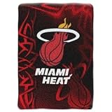 Miami Heat 60''x80'' Royal Plush Raschel Throw Blanket