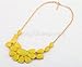 Buytra Water Drop Bib Statement Stone Pendant Chain Necklaces