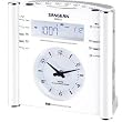 Sangean RCR-3 RCR-3 AM/FM Atomic Digital/Analog Clock Radio (White)