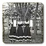 Kike Calvo Fun - Three miles of pristine shoreline northwest of Costa Rica on the Pacific Ocean, Hacienda Pinilla - Light Switch Covers - double toggle switch