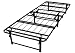 Pragma Bed® Mattress Platform - Quad-Fold. No Box Spring needed. Ideal for memory foam, latex, and air mattresses.