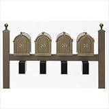 IMAGE OF Quad Mailbox Post Finish: French Bronze