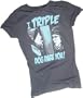 A Christmas Story "Triple Dog Dare You" Crop Sleeve Fitted Juniors T-Shirt, X-Large