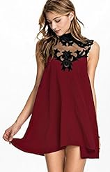 Summer Floral Print High-Neck Sleeveless Velvet Club Dress 