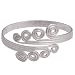 India Jewelery Arm Bracelet Armlet Sterling Silver 3 inches