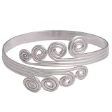 Armlet Bracelet Silver Jewelry 3 inches