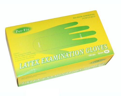 Perfit Latex Powdered Gloves - M