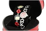 Betty Boop #BB-W385AS Women's Watch and Bracelet Gift Set