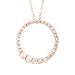 14K .50 CTW Diamond Circle Journey Pendant