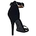 Anne Michelle Women's Single Band Dress Heel Sandal with Ankle Strap