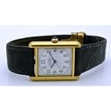 Vintage Antique watch: Pre-owned Mens Must de Cartier Watch Vermeil Cream Dial with Date Swiss... by Cartier